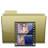 Brown Folder Movie Icon 48x48 png
